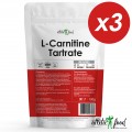 Atletic Food Л-Карнитин тартрат 100% Pure L-Carnitine Tartrate - 300 грамм (3 шт по 100 г)